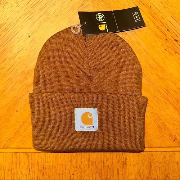 Carhartt x ‘47 Baltimore Ravens Beanie NFL Brown Cap Brand New NWT - Picture 2 of 2